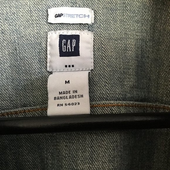 Gap Distressed Denim Medium Jean Jacket - Picture 4 of 6